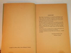 1940S THE MESS KIT AIRFIELD KASERNE, NELLINGEN, OFFICERS’ WIVES’ CLUB COOKBOOK
