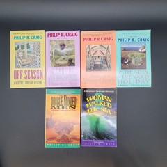 Lot of 6 Philip R Craig A Martha’s Vineyard Mystery PB Novels Multiple Titles