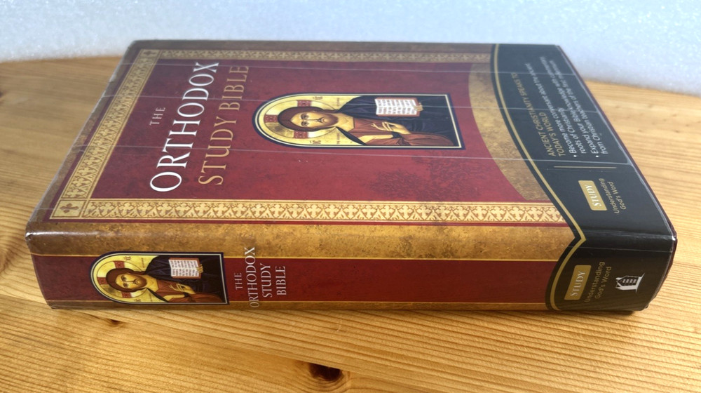 NKJV Orthodox Study Bible Hardcover NKJV (NT) St. Athanasius Septuagint (OT) VG