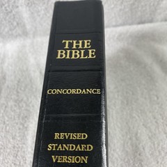 Vintage The Bible Revised Standard Version 1973 ABS Concordance Hardcover Maps