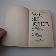 Major Bible Prophecies John F Walvoord 1991 Christian Prophecy Ex-Library PB