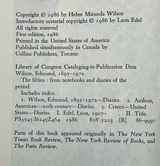 The Twenties, Thirties, Forties, Fifties & Sixties by Edmund Wilson – 5 HC/DJ