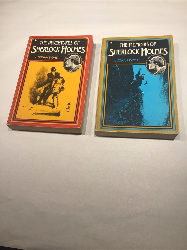 Sherlock Holmes 2 Book Lot A. Conan Doyle 1975