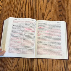 2001 Word Of God KJV Special Margin Edition Bible Red Letter OT NT
