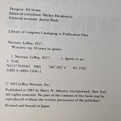 Signed LeRoy Neiman Winners My Thirty Years In Sports 1983 HC 1st Edition