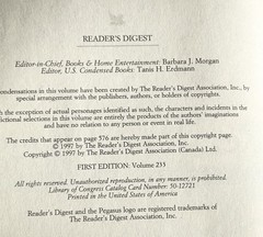 1997 Reader’s Digest Select Editions – Volume 5 HC – Issue #233 – 1st Edition