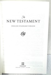 EVS New Testament English Standard Version (Black) Crossway
