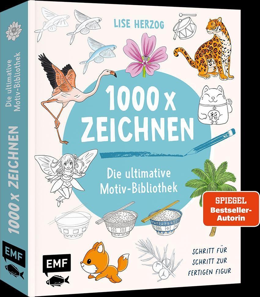 Die ultimative Motiv-Bibliothek – 1000 x zeichnen Lise Herzog