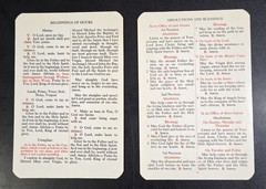 THE DIVINE OFFICE BREVIARY (Latin/English) 3 Volume Set (Leather) Slipcases 1963