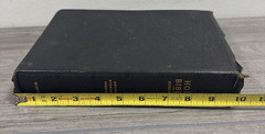 Circa 1962 World Publishing RSV Bible Black Morocco Leather GOLD EDGE