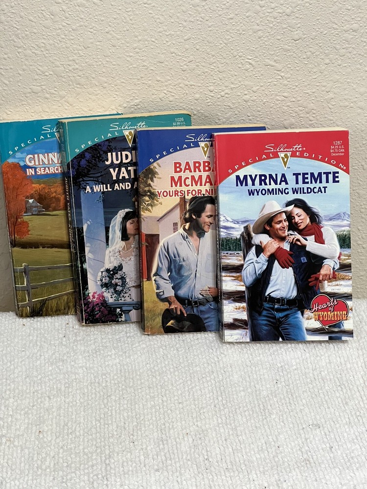 Silhouette Special Edition Series Lot 4 Paperback Books