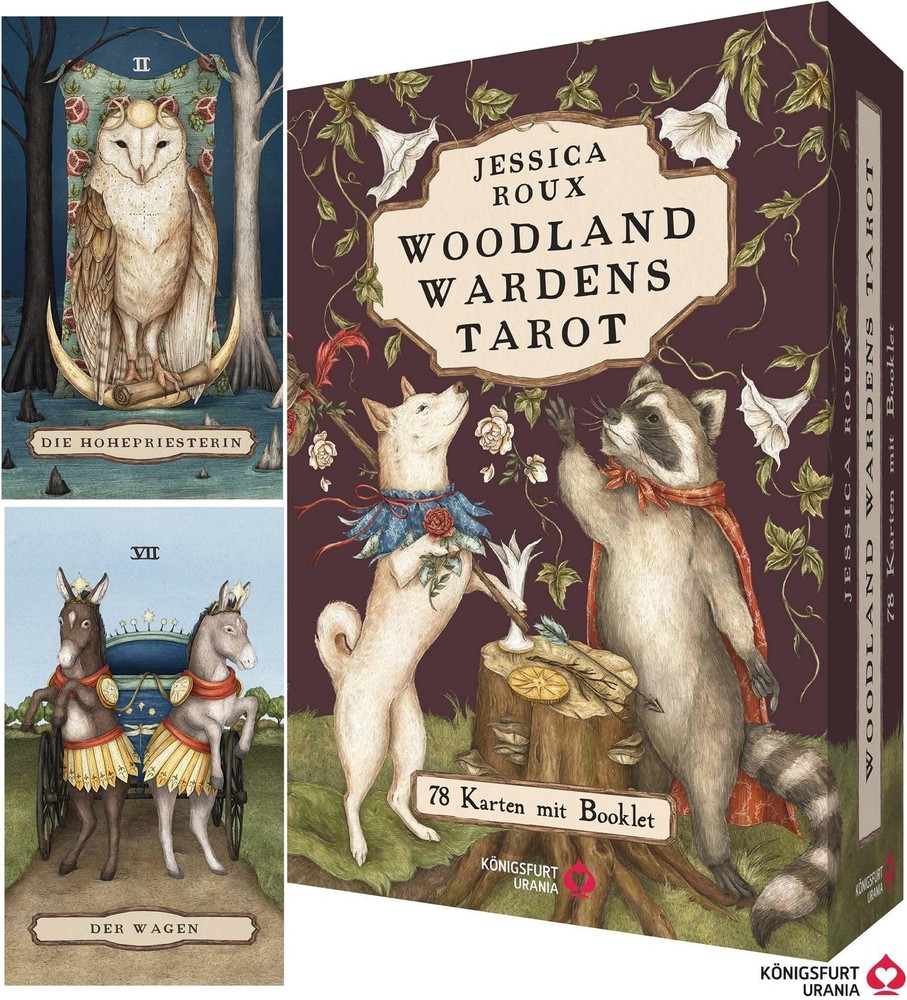 Jessica Roux Woodland Wardens Tarot – Set mit Booklet u. 78 Karten