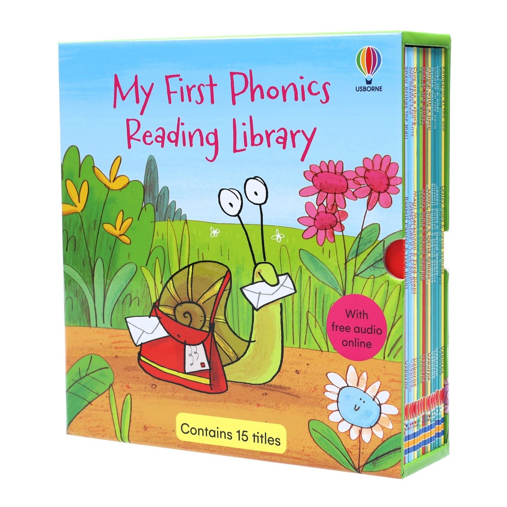 Usborne First Phonics Reading Library 15 Books – Ages 0-5 – Paperback