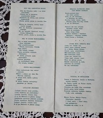 Vtg Wesotych Swiat Merry Christmas Phamphlet Book Songs Polish National Alliance