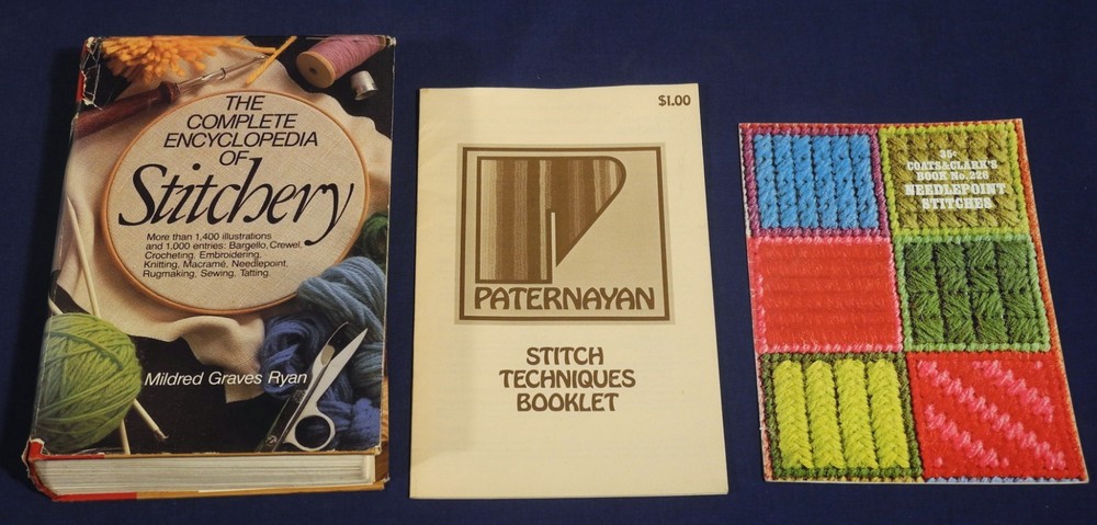 The Complete Encyclopedia of Stitchery by Mildred Graves Ryan 1979 HC/DJ illustr