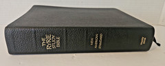 Ryrie Study Bible New American Standard Moody Press 1978 Black Bonded Leather