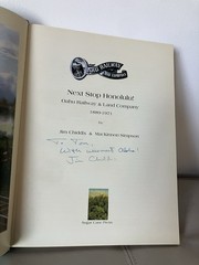 Signed „Next Stop Honolulu” Hawaii Railroad Book by Author Jim Chiddix