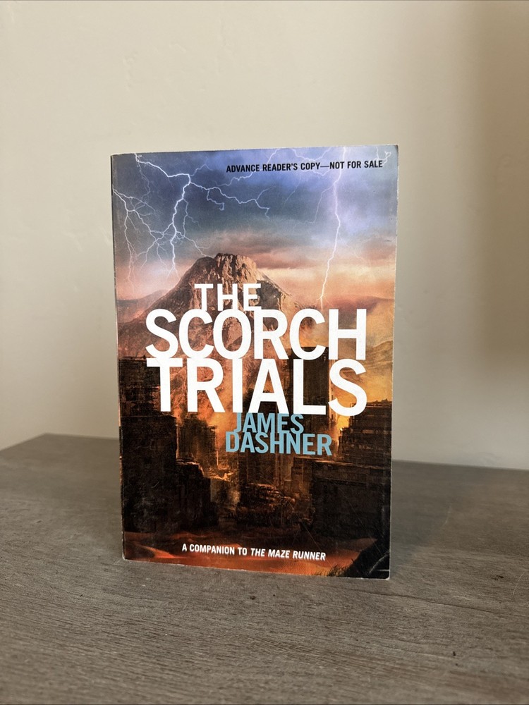 The Scorch Trials By James Dashner ARC (Advance Reader Copy) RARE