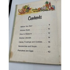 Vintage 1975 Walt Disney’s Mickey Mouse Cookbook Hardcover Golden Press~Recipes