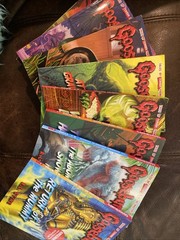 1990’s Goosebumps R.L. Stine Scholastic Books Lot Of 8