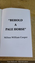 Behold a Pale Horse by William Cooper 1991 470p revised Protocols of Z 2020 VER