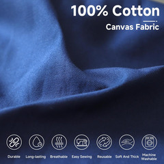 Simple&Opulence 100% Cotton Canvas Fabric 10oz. 59 Inch by the Yard, Nature Duck