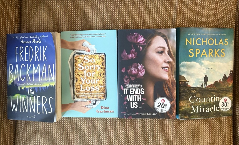 BOOK HAUL (The Winners, It Ends With Us, Sorry For Your Loss, Counting Miracles)