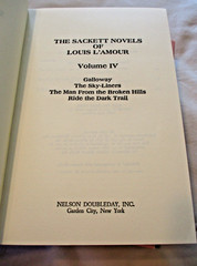 THE SACKETTS Complete 5 Volume Series by LOUIS L’AMOUR Book Club Edition HCDJ