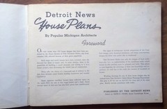 Vintage Book 103 Most Popular Detroit News House Plans Michigan Architecture