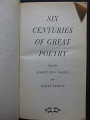 Six Centuries of Great Poetry: A Stunning Collection of Classic British Poems ..