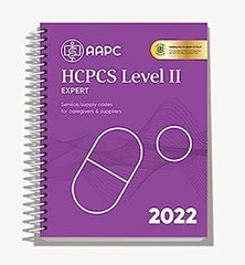 2022 HCPCS Level II Expert Professional Edition aapc