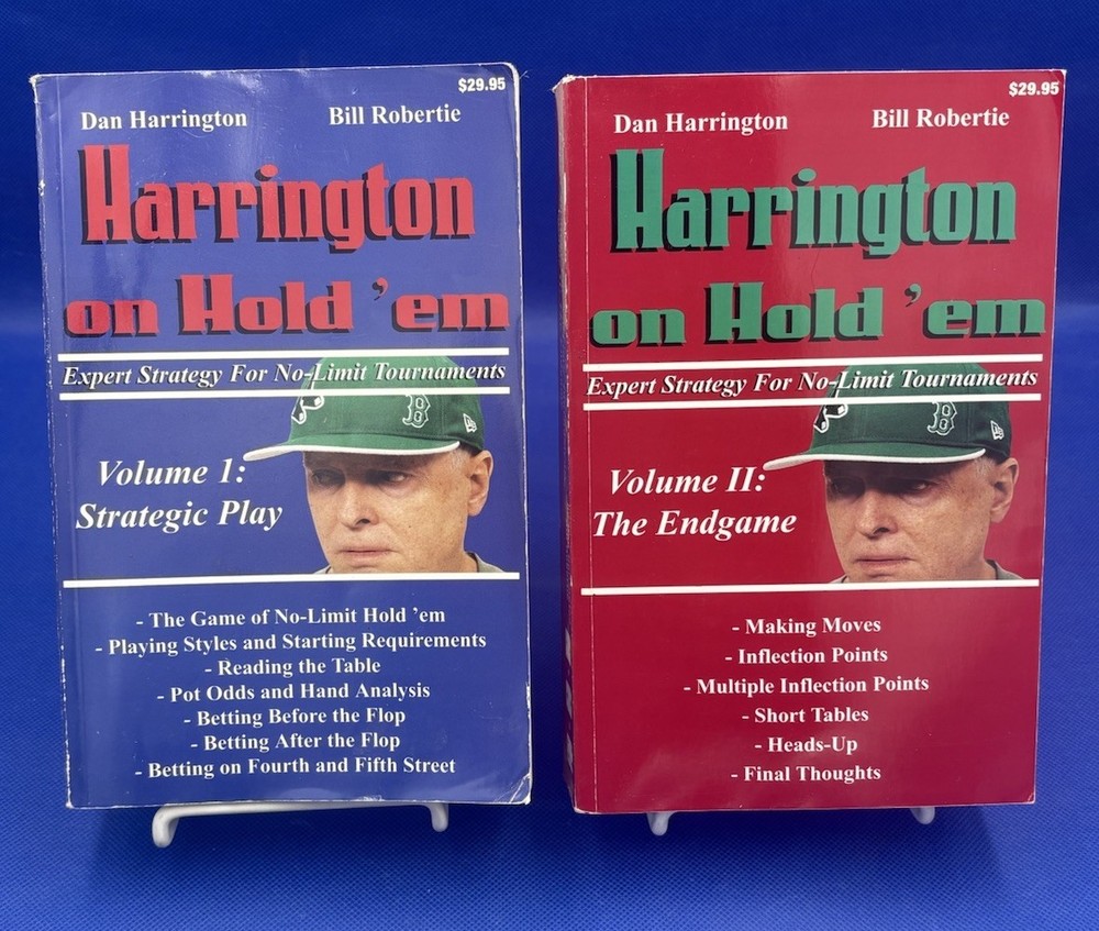 Harrington On Hold ‘Em Poker Volumes I & II, by Dan Harrington Paperback