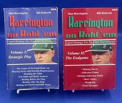 Harrington On Hold ‘Em Poker Volumes I & II, by Dan Harrington Paperback