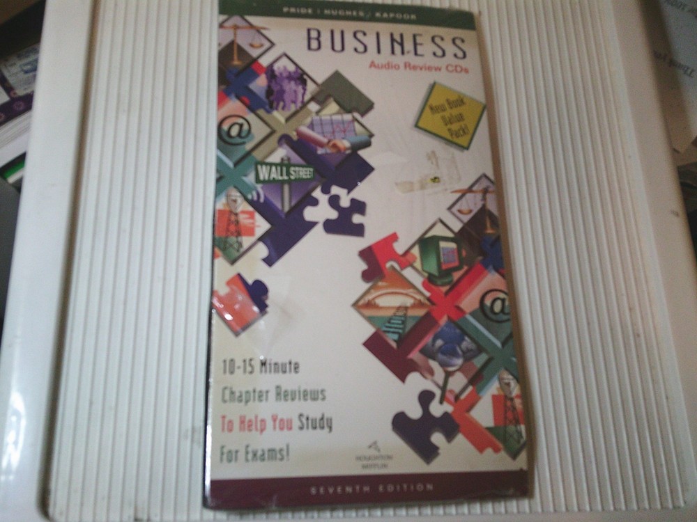 Houghton Mifflin BUSINESS Audio Review CDs Seventh Edition 2002 Brand New Sealed
