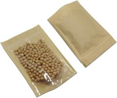 FERENLI 50 Pcs Clear Fornt Brown Kraft Paper for 6.3×9.4 inch, /
