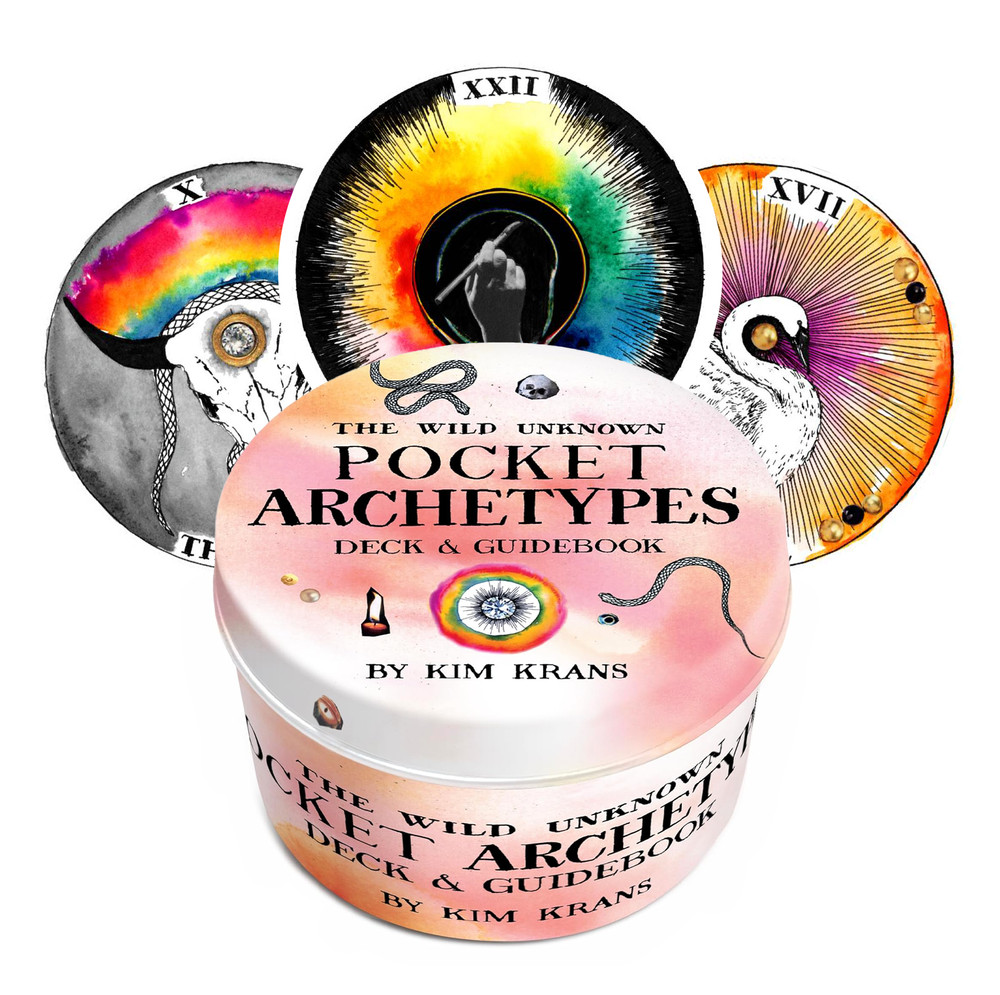 The Wild Unknown Pocket Archetypes Oracle Deck & Guidebook by Kim Krans