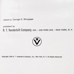The Vanderbilt Rubber Handbook 1958 – 620 pages – Very good vintage condition