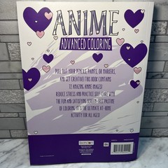 Anime Coloring Book „Advanced Coloring”, Bendon, anime coloring, girl & teens