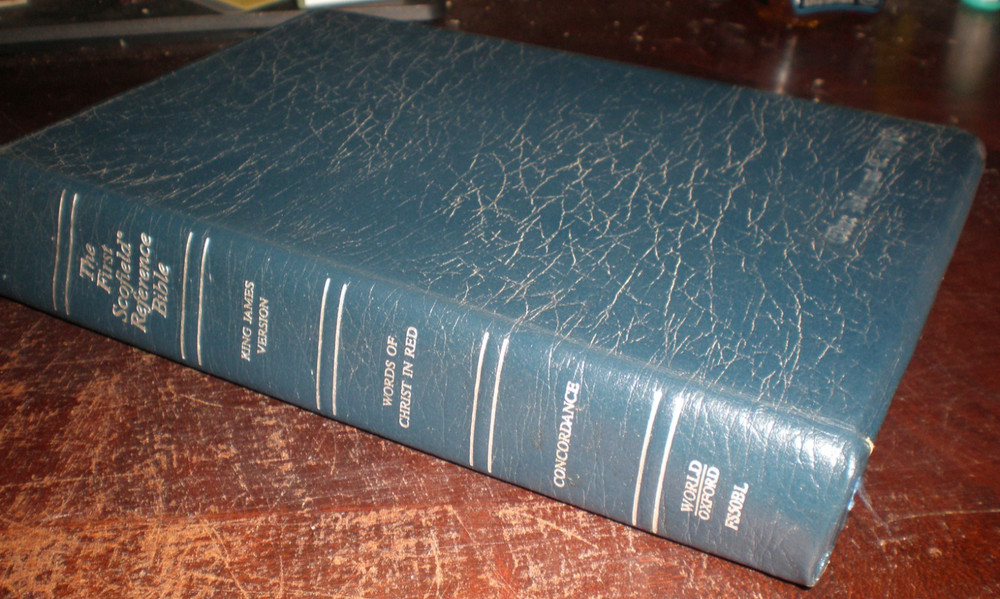 First Scofield Reference Bible by Not Available (1987, SOFTCOVER) VERY GOOD