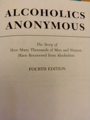 Alcoholics Anonymous HC/BJ 4th Ed/1st Printing VG