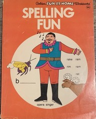 RARE! 1st Vtg Golden Trade PB Ed. Spelling Fun Arlene Dubanevich 1981 ACCEPTABLE
