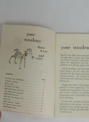 1940s – 90s Textiles/Sewing/Iron/Laundry/Wool/Synthetics Booklet Lot