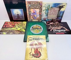 Dragons Monsters Book Lot Villains Mystic Places Drawing Deltoria Scary Places