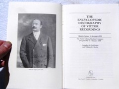Fagan Moran ENCYCLOPEDIC DISCOGRAPHY OF VICTOR RECORDINGS Vol 2 Matrix Series