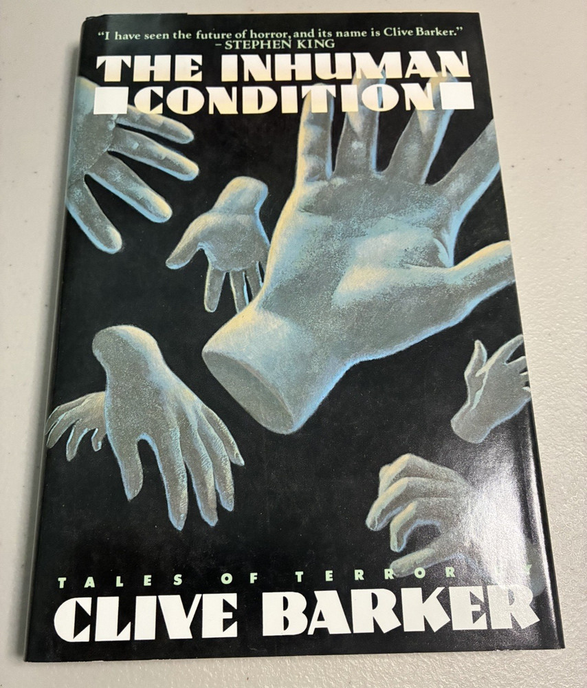 THE INHUMAN CONDITION Clive Barker 1986 Book Club Edition HC/DJ Excellent