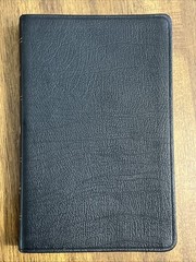 ESV Large Print Thinline Bible (Black Genuine Leather)