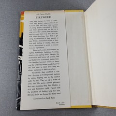 Fireweed Jill Paton Walsh 1969 Book Club Edition Historical Fiction Farrar