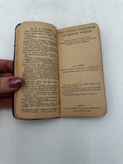 1895 TRUE FIRST EDITION Vest Pocket Companion Christian Workers RA Torrey REVELL