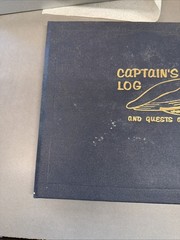 Vtg Yacht Log Book Boating Captains Log Guest Book Leatherette Samuel Ward Bt28