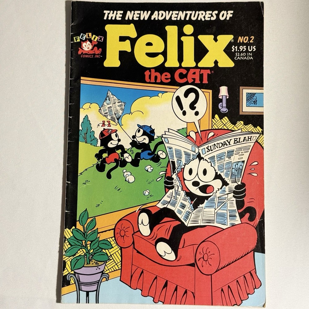 1992 Felix the Cat comic #2 The New Adventures RARE